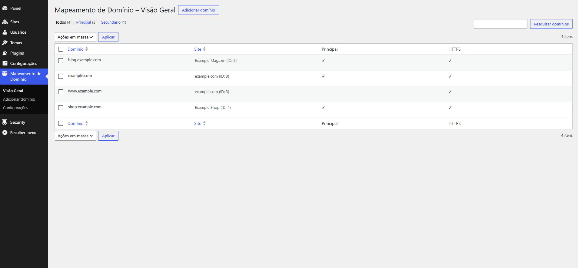 Portuguese (Brazilian) Language Pack - Onartline Multisite Domain Mapping - Image 3